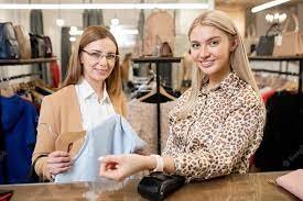 two women shopping